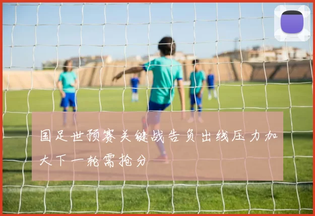 国足世预赛关键战告负出线压力加大下一轮需抢分