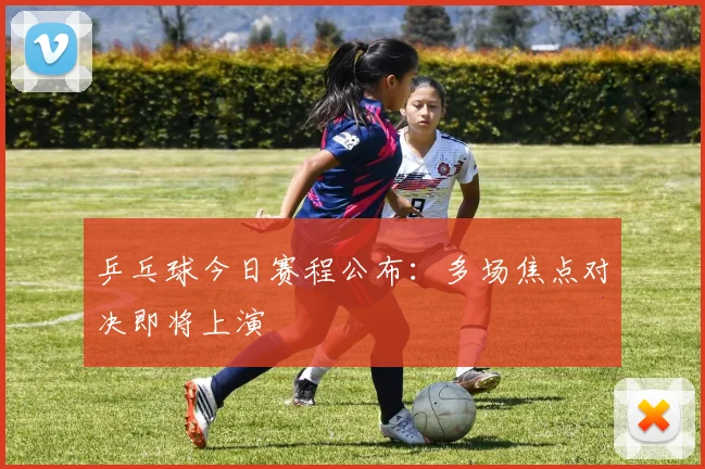 乒乓球今日赛程公布:多场焦点对决即将上演